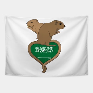 Gerbil Saudi Arabia (light) Tapestry