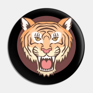 Tiger Head Pin