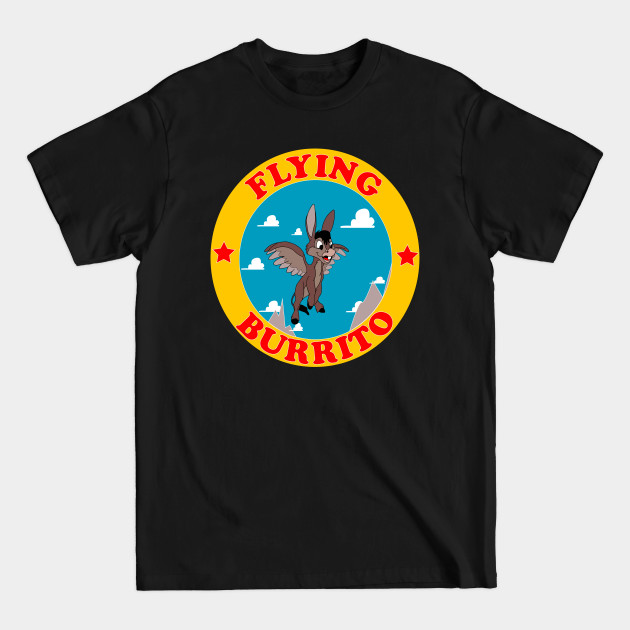 FLYING BURRITO - Los Three Caballeros - T-Shirt