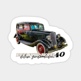 1933 Ford Model 40 Deluxe Fordor Sedan Magnet