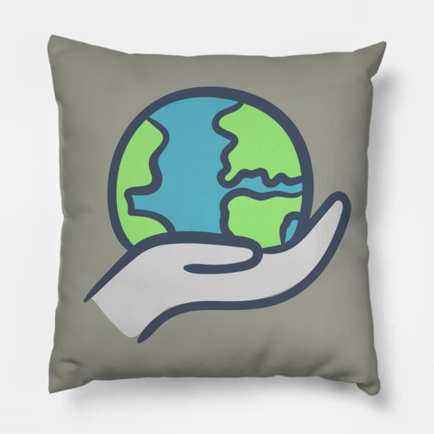 Earth Pillow by nyah14