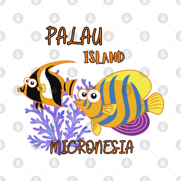 Palau Island - Marine Life - Micronesia by DW Arts Design