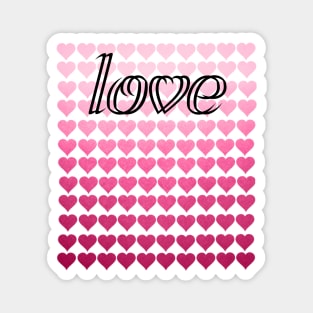 Love Hearts Magnet