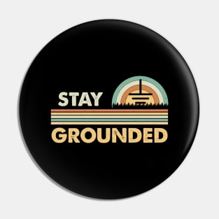 Stay Grounded Funny Power Electrical Pin