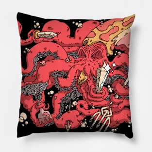 Fighting squid Pillow