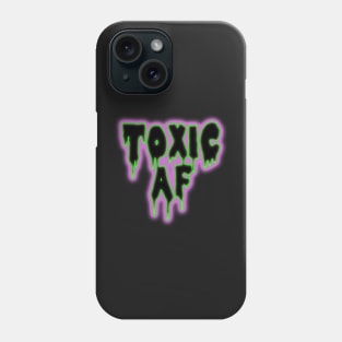 Toxic AF green and pink radioactive slime Phone Case