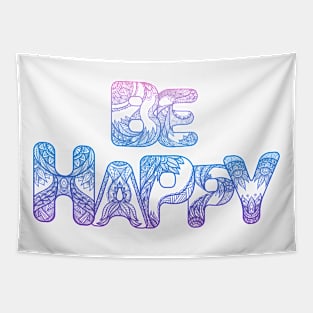 Be happy Tapestry