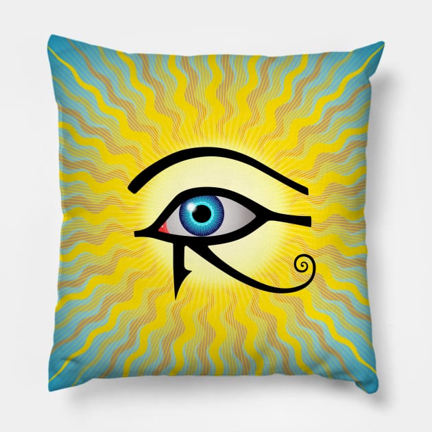 Sun God Pillow by SandroAbate