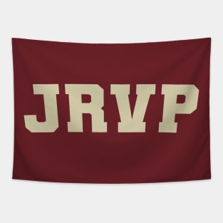 JRVP Creme Logo Tapestry