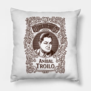 Anibal Troilo in brown Pillow