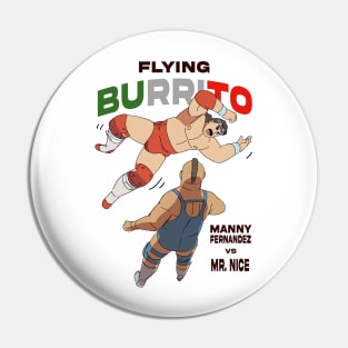 Flying Burrito Pin