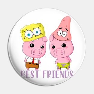 Best Friends Fan Art Pin