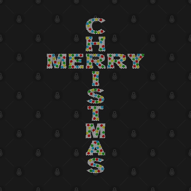 Merry Christmas Cross by Etopix