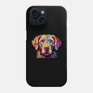 colorful Labrador retriever Phone Case