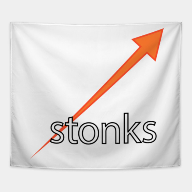 Stonks Rising Meme Stock Market Reference Dank Tee Meme
