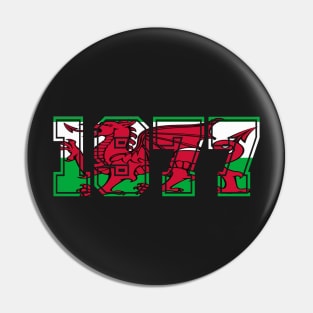 WELSH FLAG 1977 Pin