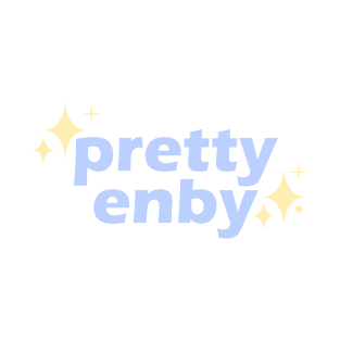 Pretty Enby (Blue) T-Shirt