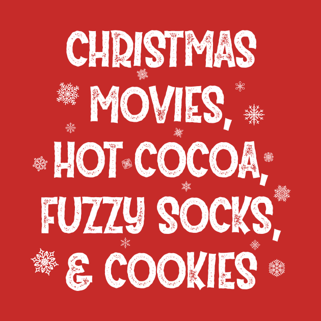 christmas movies hot cocoa fuzzy socks and cookies by sigma-d