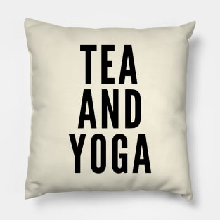 Tea and Yoga Pillow