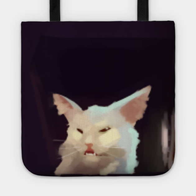 Smudge The Funny Table Cat Meme Cats Tote Teepublic