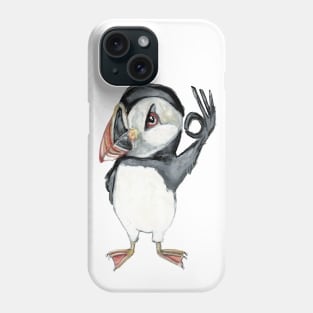 OK Puffin Phone Case