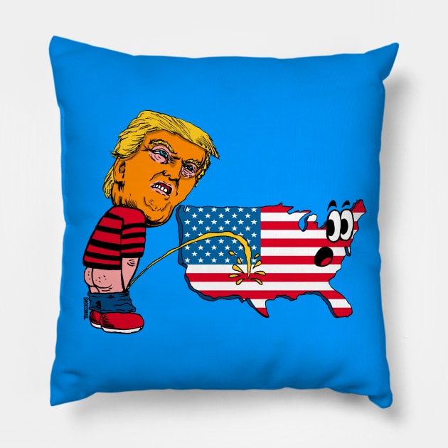 Trump Pissing Pillow by Robisrael