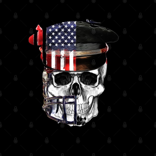 The American Veteran Skull by imdesign