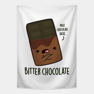 Bitter Chocolate Cute Candy Pun Tapestry