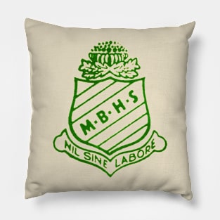 MAROUBRA BAY HIGH SCHOOL GREEN & GOLD SCHOOL COLOURS DESIGN Pillow