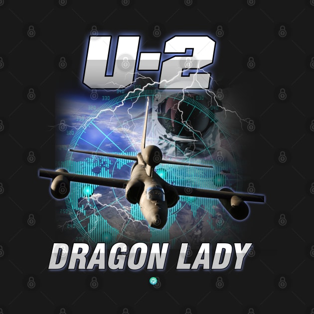 U-2 Dragon Lady  Airforce Pilot Gift Modern Warbird by woormle