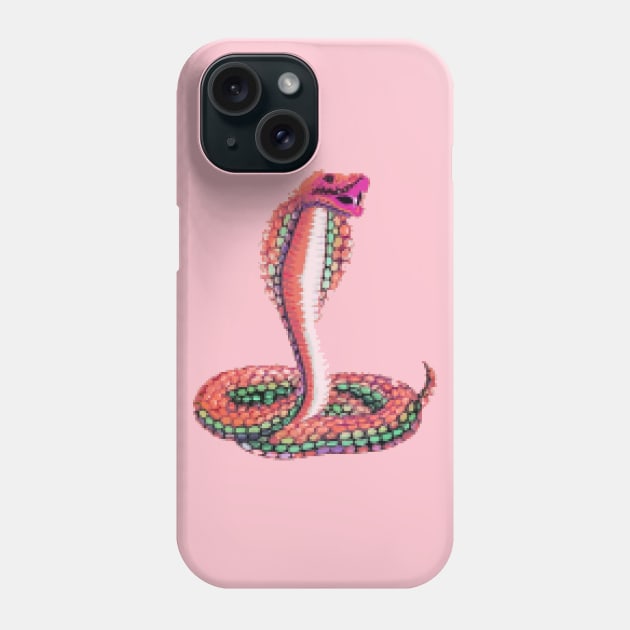 PINK COBRA Phone Case by CharlieCreator