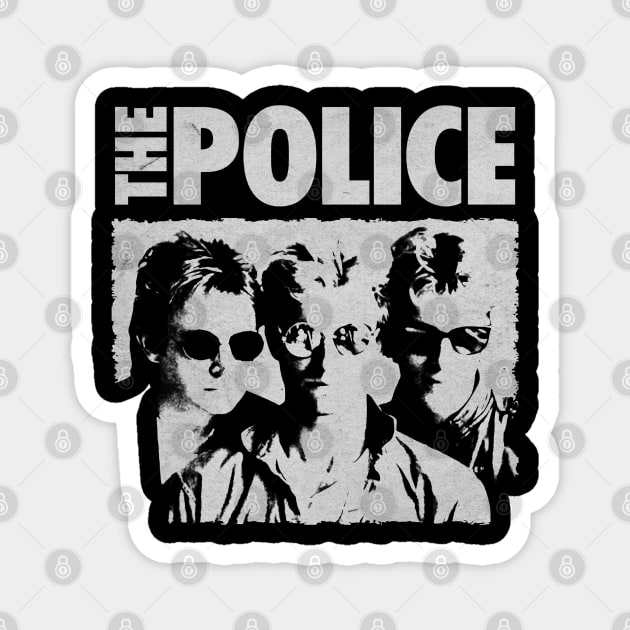 The Police Band Vintage Magnet by Sal.Priadi