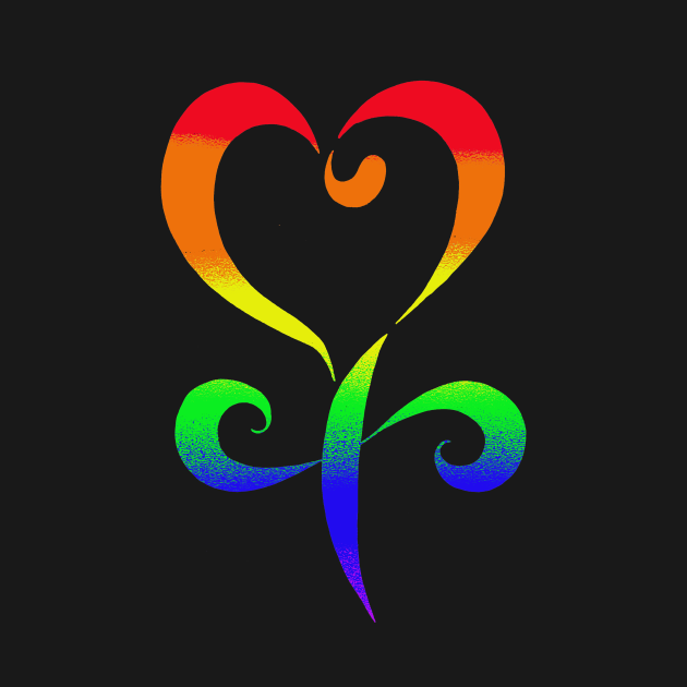 Female Symbol LGBT Rainbow Pride - Lesbian Pride - T-Shirt | TeePublic