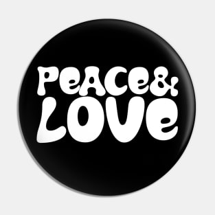 Peace and Love Pin