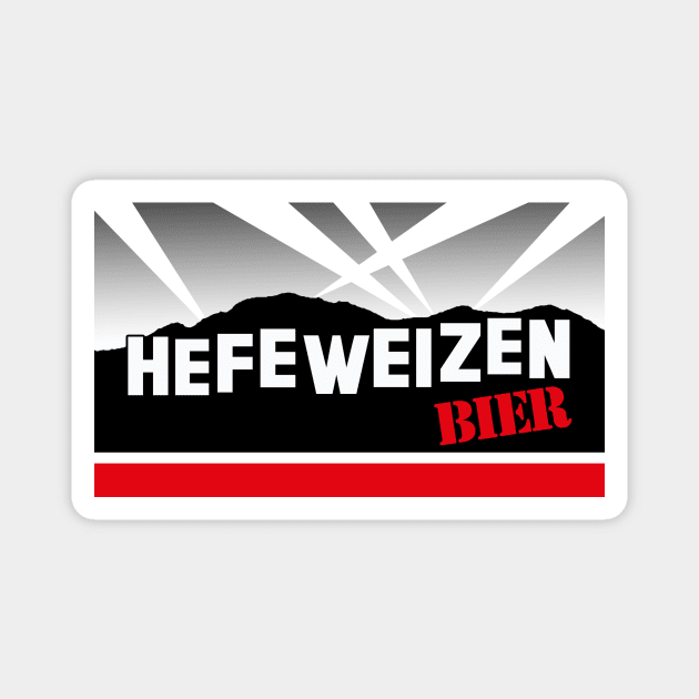 Hefeweizen Hollywood Video Magnet by OutOfCode