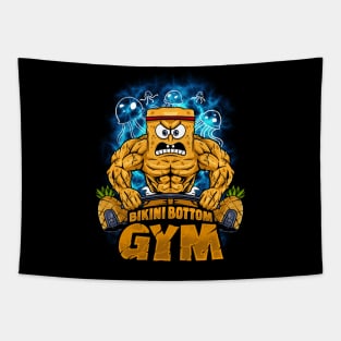 muscle square Tapestry