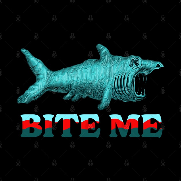 Bite Me Shark by The Angry Possum