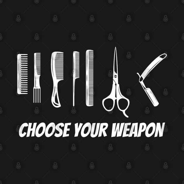 Hairdresser Choose Your Weapon by Can Photo