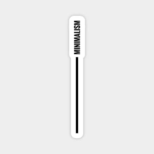 Minimalism design by minimal DM (Black vertical version) Magnet