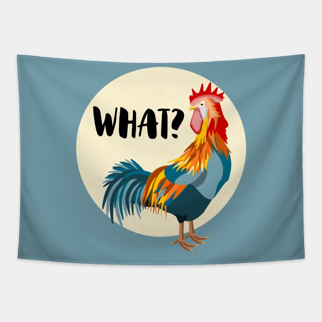 Impatient Rooster Tapestry by mailboxdisco