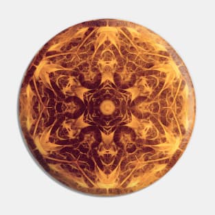 Abstract earth tone mandala Pin