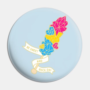 Rock Candy - Pansexual Pride Pin