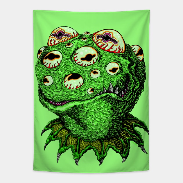 Mutant Frog Tapestry by Robisrael