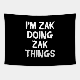 I'm Zak doing Zak things Tapestry