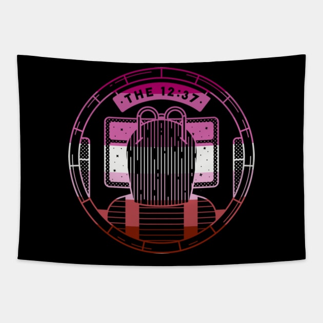 Pride Logo - Lesbian Flag Tapestry by the1237