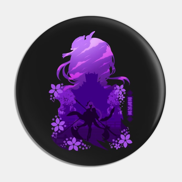 GENSHIN IMPACT RAIDEN SHOGUN NEGATIVE SPACE Pin by Minami14R