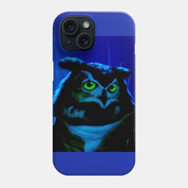 Great Horned Owl Captain Nemo Phone Case by KristerEide