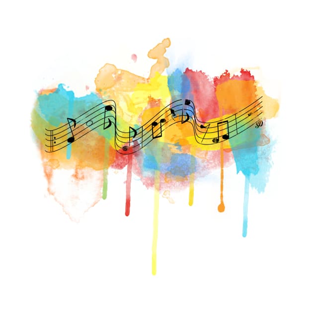 Watercolor Melody by SingeDesigns