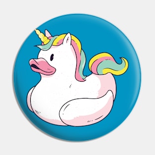 Cute Unicorn Rubber Ducky Pin