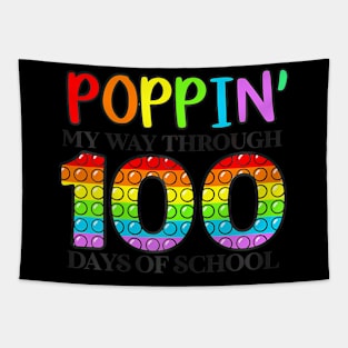 Poppin My Way Through 100 Days Of School Tapestry